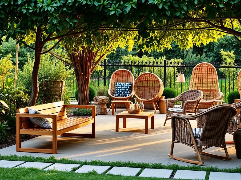 Gartenmöbel aus Holland: Ihr Schlüssel zu Wohlfühlmomenten - Garten & Outdoor Living - A charming outdoor setting featuring a collection of meticulously crafted Dutch garden 1