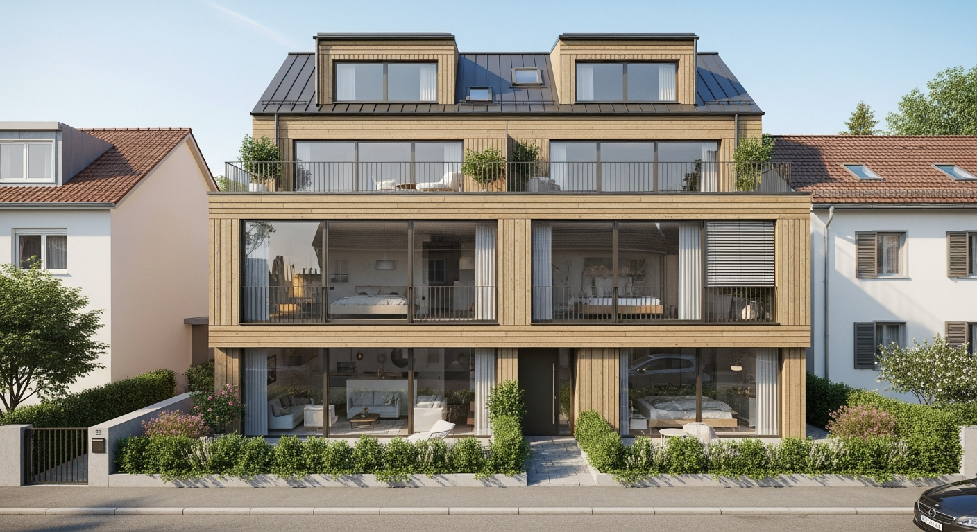 Effizientes Wohnen im 3-geschossiges Haus 1 Effizientes Wohnen im 3-geschossiges Haus