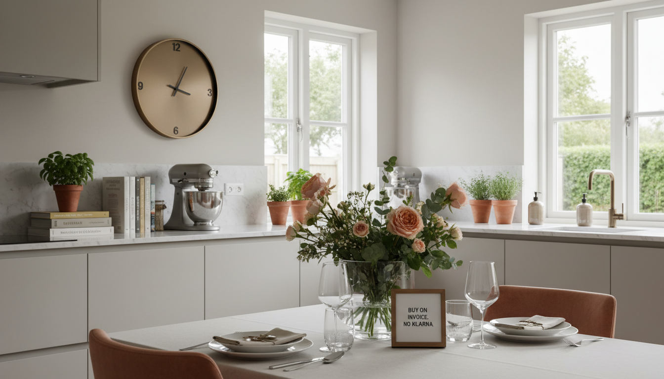 Küche auf Rechnung ohne Klarna
