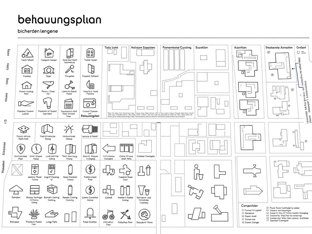 Bebauungsplan Legende Verstehen: Ihr Leitfaden 1 bebauungsplan legende