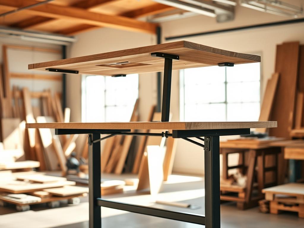 Höhenverstellbarer Schreibtisch selbst gemacht! 1 höhenverstellbarer schreibtisch selber bauen